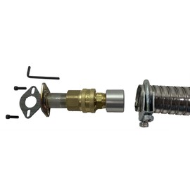 GenExhaust for Predator 5000 Generator 1-1/2" Quick Disconnect Steel tubing Exhaust Extension 2 Foot Length