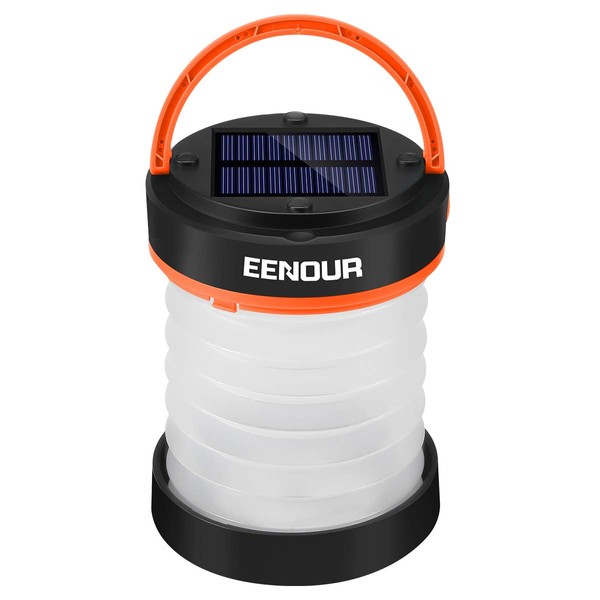 EENOUR LED Lantern, Solar Lantern, USB Rechargeable, Camping Lantern, High