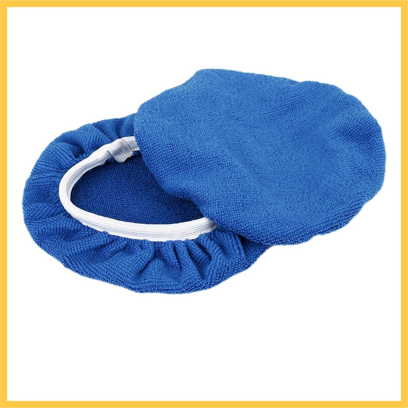 REPAIROCK 8pcs 9-10" Navy Blue Microfiber Car Polishing Waxing Bonnet