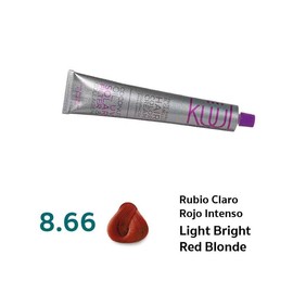 Kuul System Hair Color Cream  Kuul Tintes en crema 94 Tonos 94 Shades FUNNY COLORS Hair Dye Haircare Oil Neon Nourishing  3 oz. - Color: 8.66 - Light Bright Red Blonde
