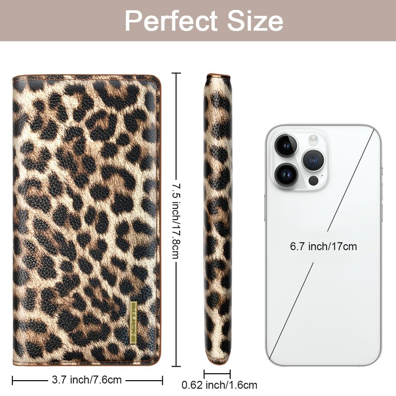 Minimalist Bifold Wallet RFID Blocking Slim Cute Credit Card Holder