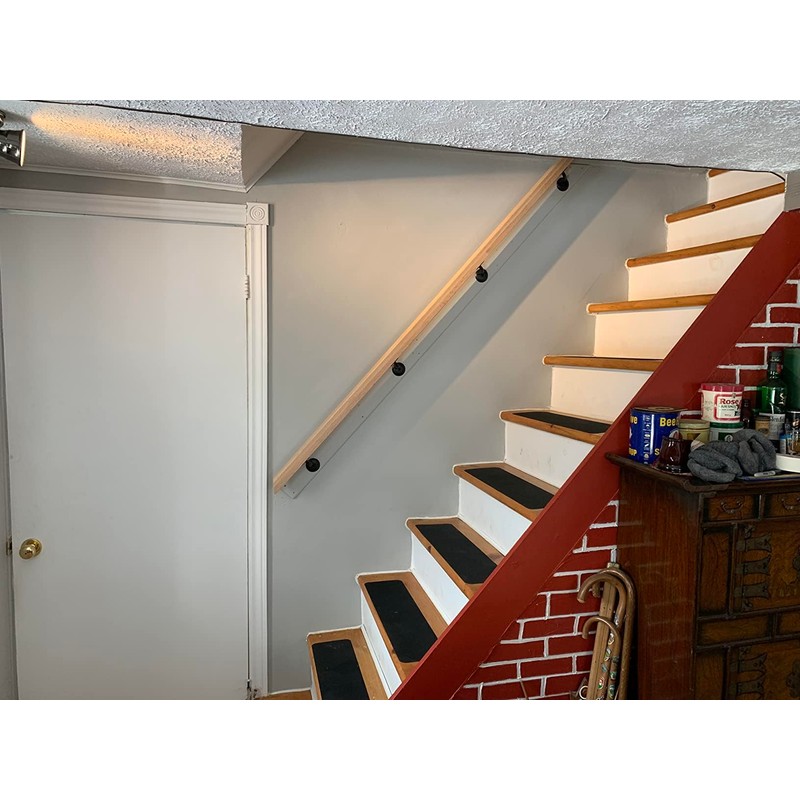 HOME MASTER HARDWARE Hand Rail Stair Brackets, Heavy Duty Stainless