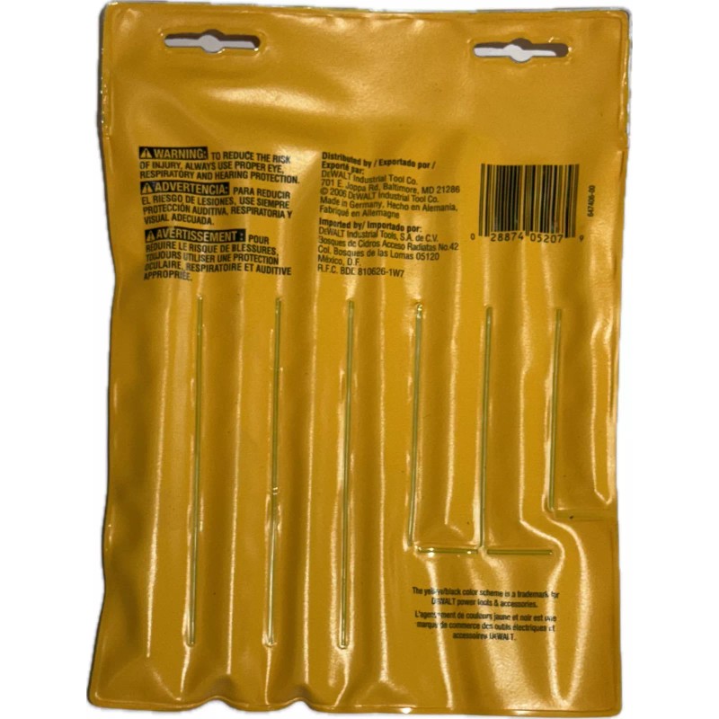 DEWALT NEW DeWalt DW5207 Masonry Bit Hammer Drill Bits Set