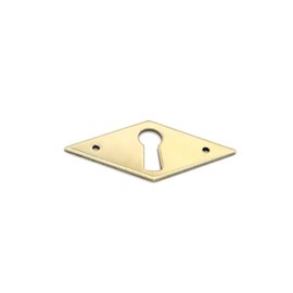 Keyhole Cover Plate 1 15/16" Cabinet Furniture Lock Escutcheon Mission Key Hole Cover for Antique Victorian Vintage Locks