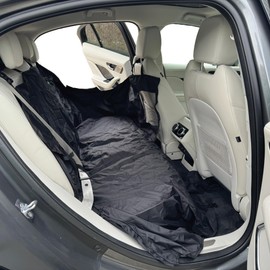 Town & Country Covers | Dog Car Seat Cover, Car Seat Cover For Dogs, Waterproof, Dog Accessories, Dog Seat Cover, Heavy Duty & Universal, Back Seat Cover For Dogs, Door-Side Covers, Easy-View Panel