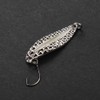 10pcs Metal Shiny Spoon Bait Hard Lures with Hook Fishing