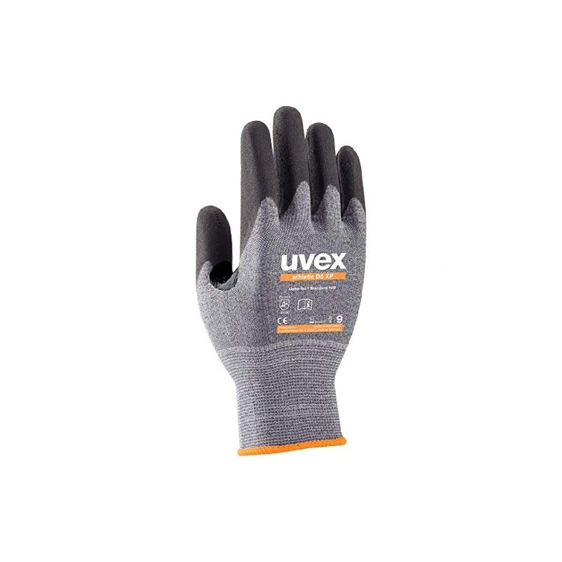 Uvex Cut Protection Glove Athletic D5XP Unisex 8, Entry/Grey