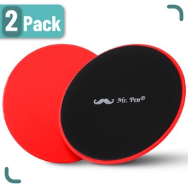 Mr. Pen- Core Sliders for Working Out, 2 Pack, Red, Dual Sided, Exercise Sliders Fitness Discs, Strength Slides, Fitness Sliders, Floor Sliders for Workout Sliders Disc, Gliding Discs for Exercise