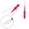 Interdental Brush Red 0.7mm 10 Pieces Braces Brush Toothpick Tooth