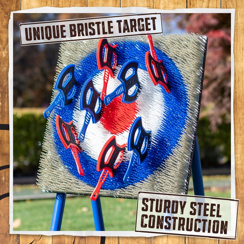 EastPoint Original Axe Throwing Game Set – Steel Frame Target
