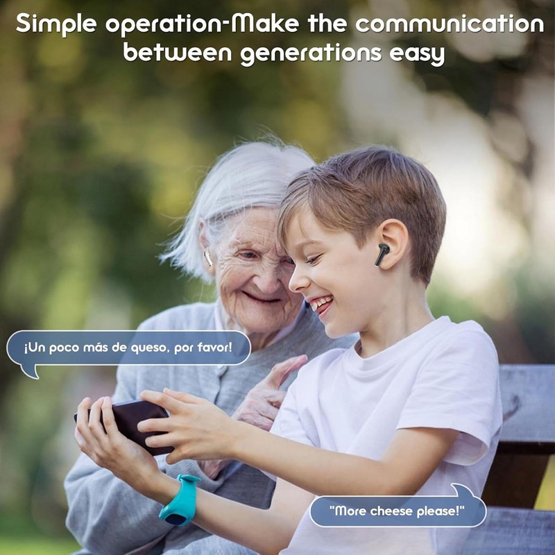 Generic AI Translation Earbuds Real Time, 164 Languages 7 Translation