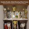 Golfball Display Frame Including Clear Round Golfball Display Box &
