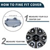 TUCKBOLD Wheel Center Caps Hub Caps Rim Center Caps for