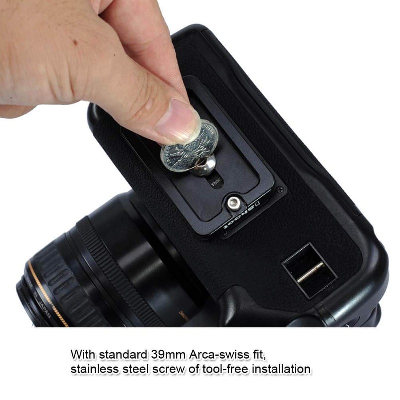 iShoot Camera Quick Release Plate QS-60 with 1/4" Screw, Compatible