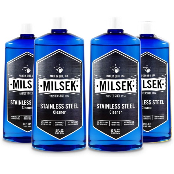 Milsek Stainless Steel Cleaner - Multipurpose Cleaning Supplies for Home