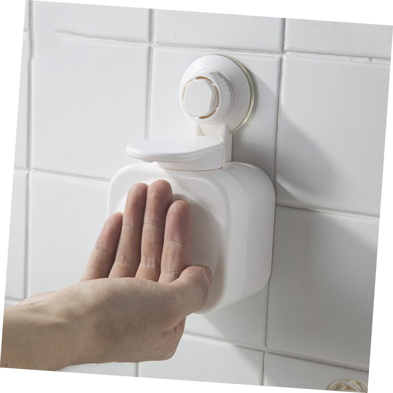 Alipis Wall Mounted Soap Dispenser Traceless Manual Liquid Soap Pump