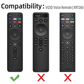 Silicone Cover for VIZIO XRT260 Smart TV Remote VIZIO XRT260 Silicone Case Cover Shockproof Anti Slip Silicone Skin Sleeve with Lanyard(Dark Gray)