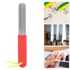 Fishhook Sharpening Whetstone, Double Side Sport Fishing Hook Hone Sharpener