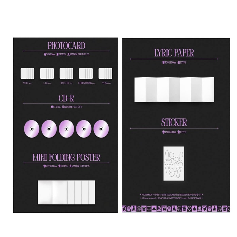 ITZY - CHECKMATE STANDARD EDITION [Version select] Album + folded