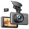 iZEEKER 4K Dash Cam with Free 32GB MicroSD Card, 2160P