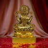 Salvus App SOLUTIONS Laxmi Kuber Idol/Lakshmi Kuber Statue/Murti 100% Small