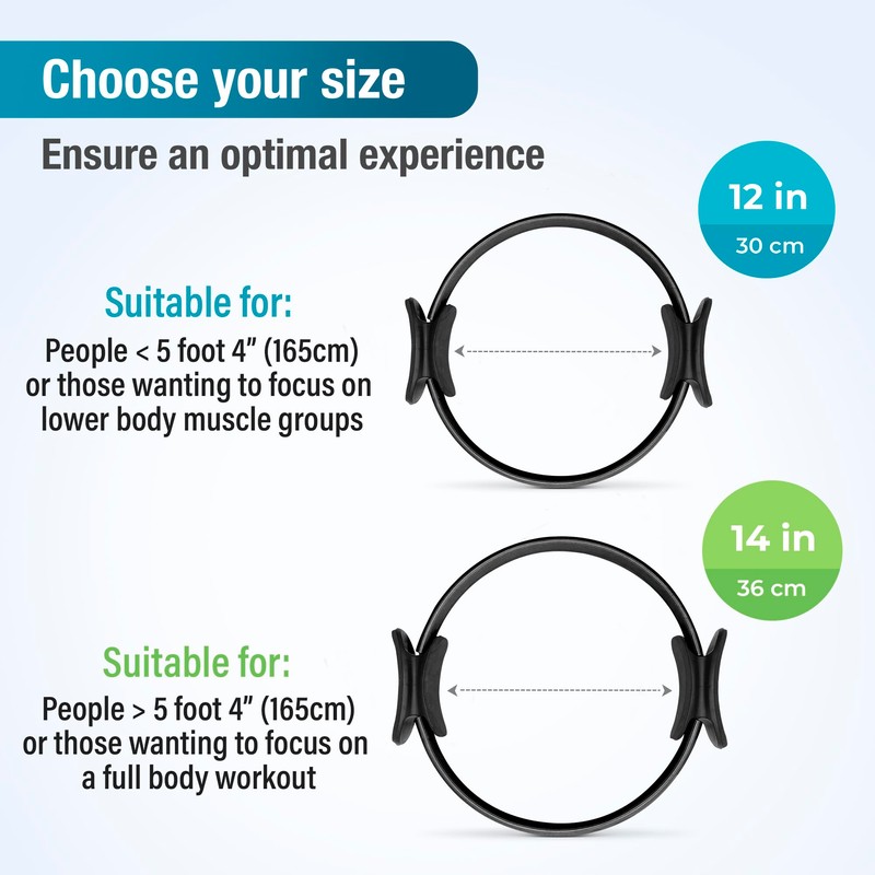 Beenax Pilates Ring - Double Handle Exercise Circle, Fitness Magic