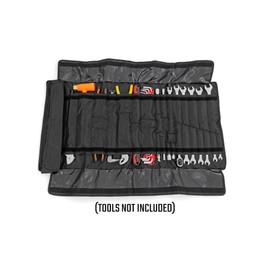 Rough Country Easy Roll-up Tool Bag for UTV and Off Road Vehicles - Water Resistant, 35 Tool Slots, 38" x 18.5"