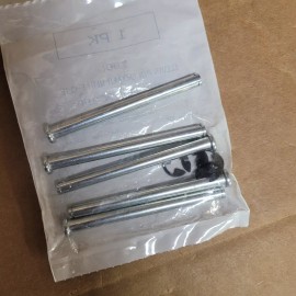 Unbranded 5 per pack Clevis Pin Grooved With E-Clip 1/4"  X 3" Carbon Steel Zinc Clear