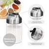 Aelga Glass Sugar Dispenser with Pour Spout, Weighted Pourer, for