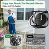 SPECILITE Heavy Duty Metal Garden Hose Reel With 80 Ft