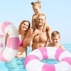 6 Pcs Large Swim Ring with Handles 47.24 Inch 35.43