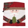 Xmas Dinner Chair Back Covers Easy To Install Soft Anti