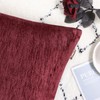 BRAWARM Chenille Throw Pillow Covers 16x16 Inches - Pack of