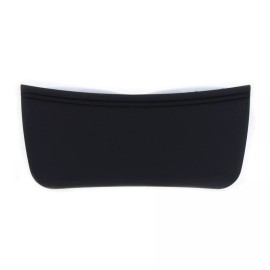 SA106 Unique Collapsible Sun Visor Horn Rim Hipster Plastic Sunglasses - White Smoke Black