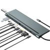 Docking Station,12 in 1 USB-C Hub,USB Typ C 4K 30Hz