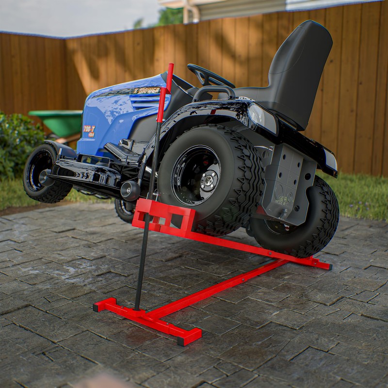 Riding Mower Lift Lawn Tractor Jack 882LBS Capacity Zero Turn
