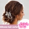 WUSJCOF Pack of 20 Plastic Curlers for Curling Without Heat
