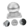 Tofficu 4pcs Decorative Ball Shape Fence Post Caps Post Covers