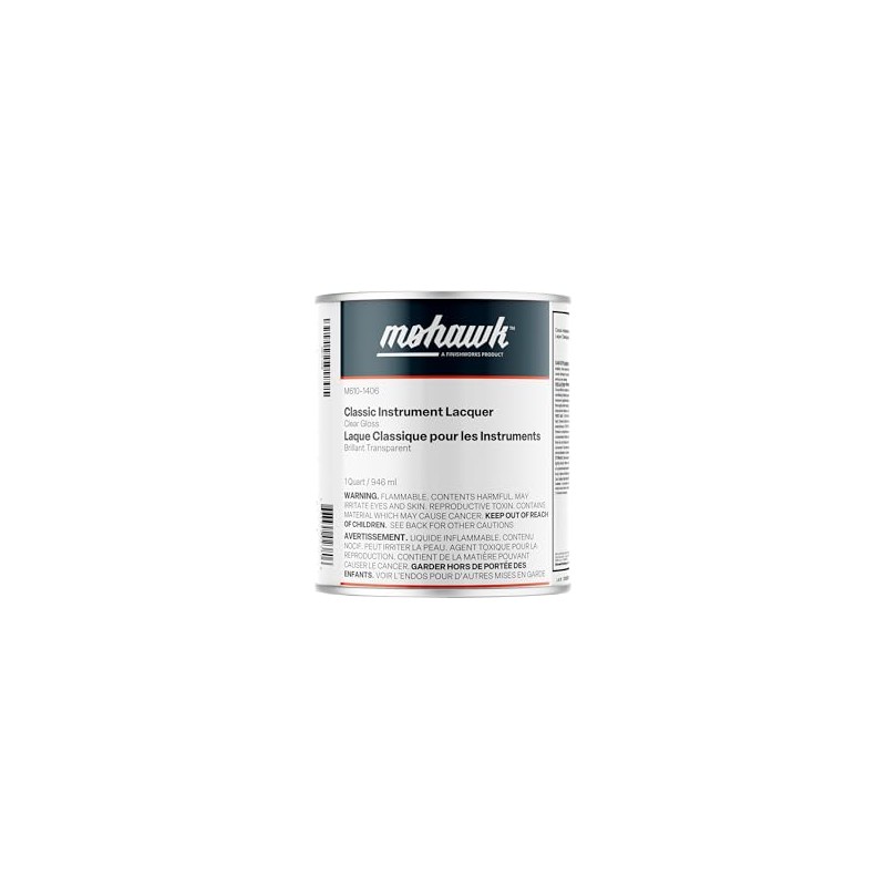 Mohawk Classic Instrument Lacquer, Clear Gloss, M610-1406, 1 Quart