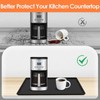TOHONFOO Silicone Coffee Maker Mat with Lip, 19.7'' x 15''