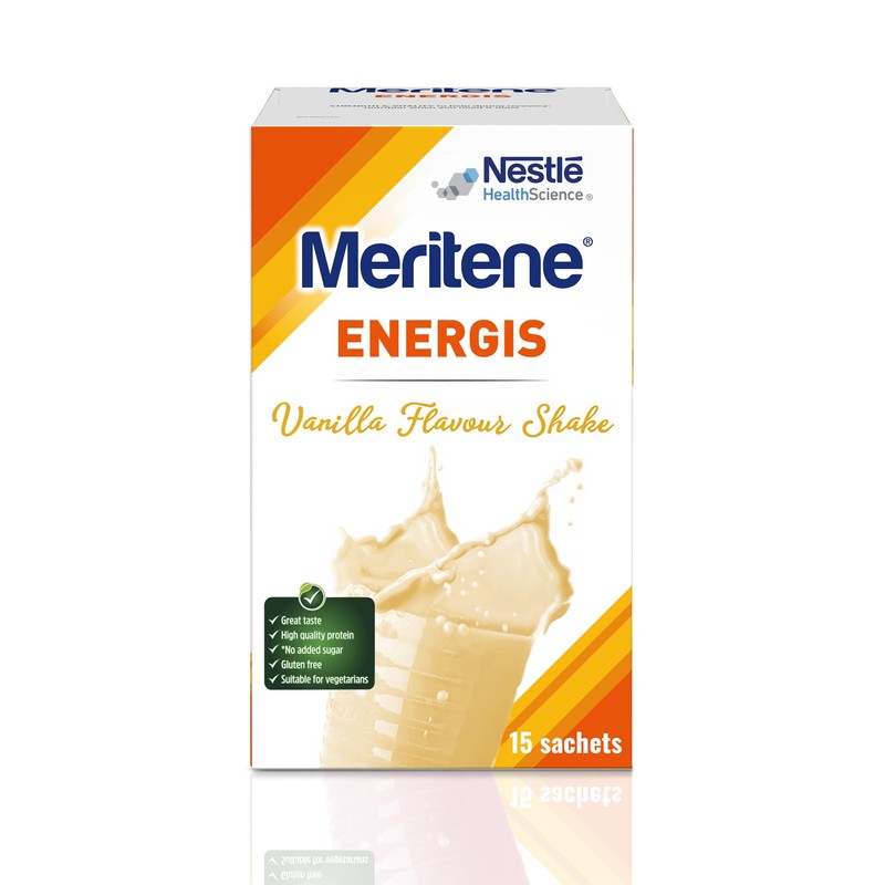 Meritene Meritene Energis Vanilla Shake | 30g Powder Sachets, Pack