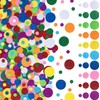 Stoooduo Glitter Stickers Dots Stickers Glitter Stickers Decoration Sponge Educational