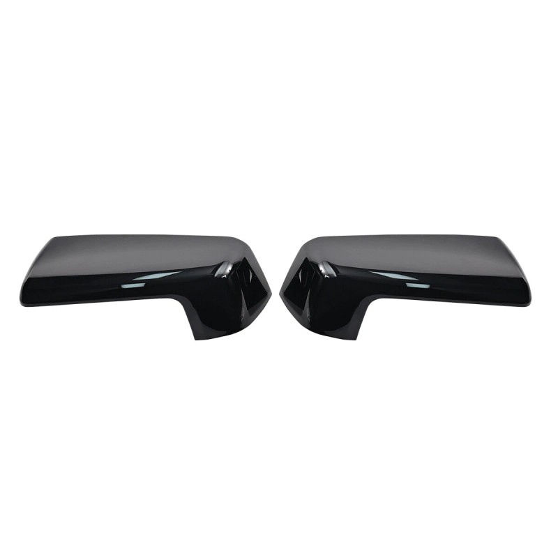 ALLTIMES Pair Gloss Black Mirror Cap Cover Replacement For Chevy