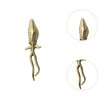 Folpus Brass Squid Statue Handcrafted Housewarming Gift Mini Ornaments Collectible