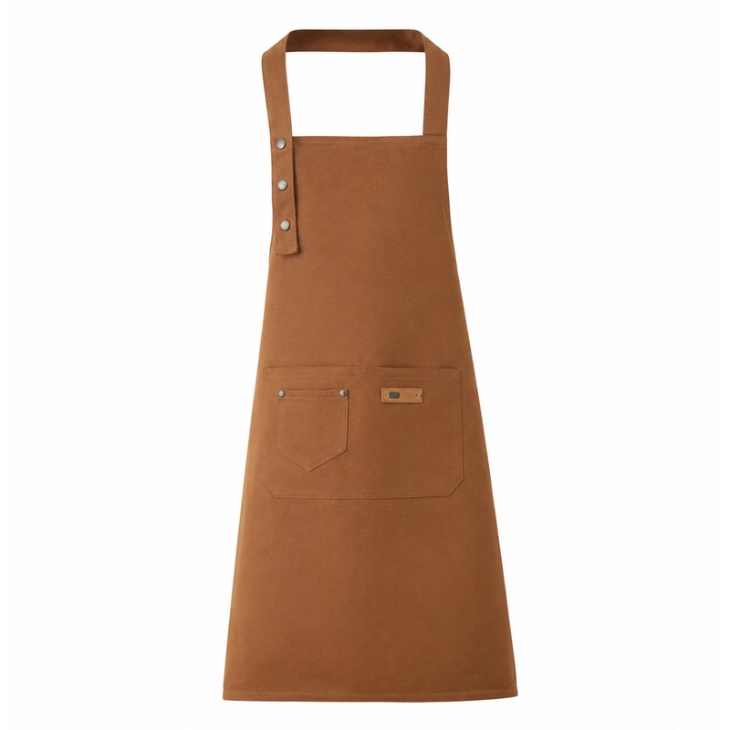 Canvas Work Apron for Cooking and Crafts – Adjustable Cross-Back