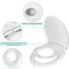 KEMUZ Toilet Seat Buffer Set, 4 Pieces Rubber Buffer Toilet