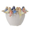 Bloomingville Eanna Flower Pot, Grey, Stoneware, Diameter 12.5 x Height