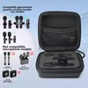 Maxtide Wireless Lavalier Microphones Case for MAYBESTA,PQRQP,JUDKIOM,Leettus,Bulatry,AIKELA,EJCC,NPTCL,Caiord,MAXTOP Wireless Lavalier Microphones