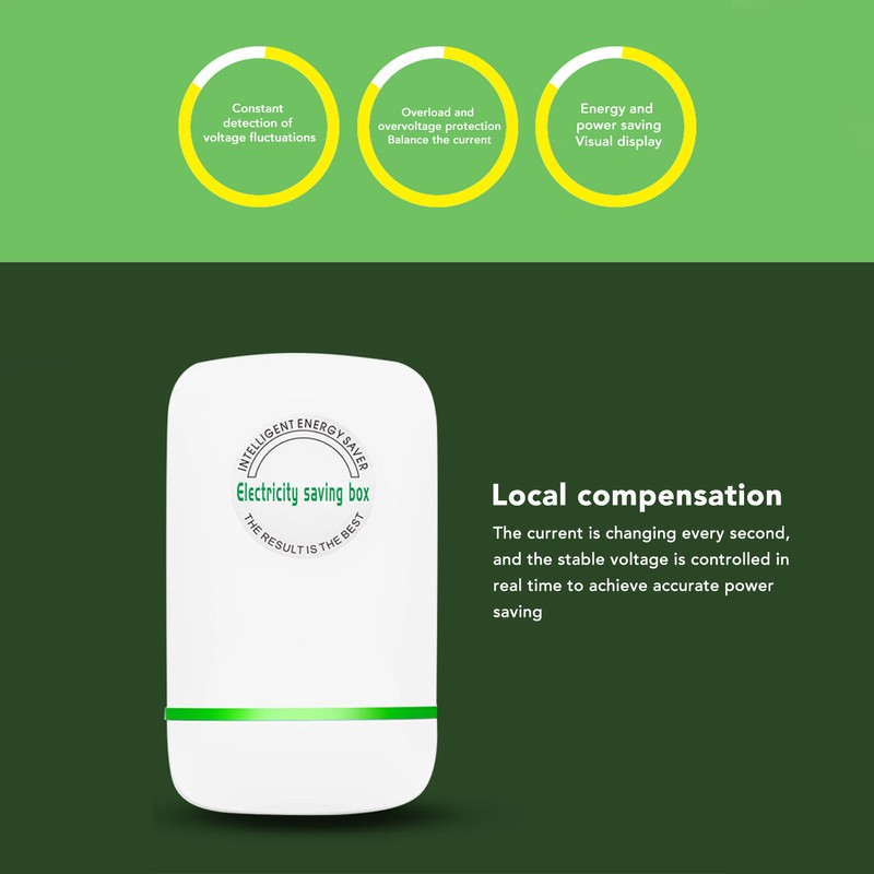 4pcs Electricity Saving Box Professional Smart High Efficiency Safe Household