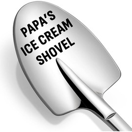 Gifts for Dad - Dad's Ice Cream Shovel, Christmas Gifts Stocking Stuffers for Men, Funny Dad Gifts from Daughter, Son, - Color: Papa Ice Cream Shovel